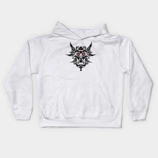 Demon Cow Mask Kids Hoodie